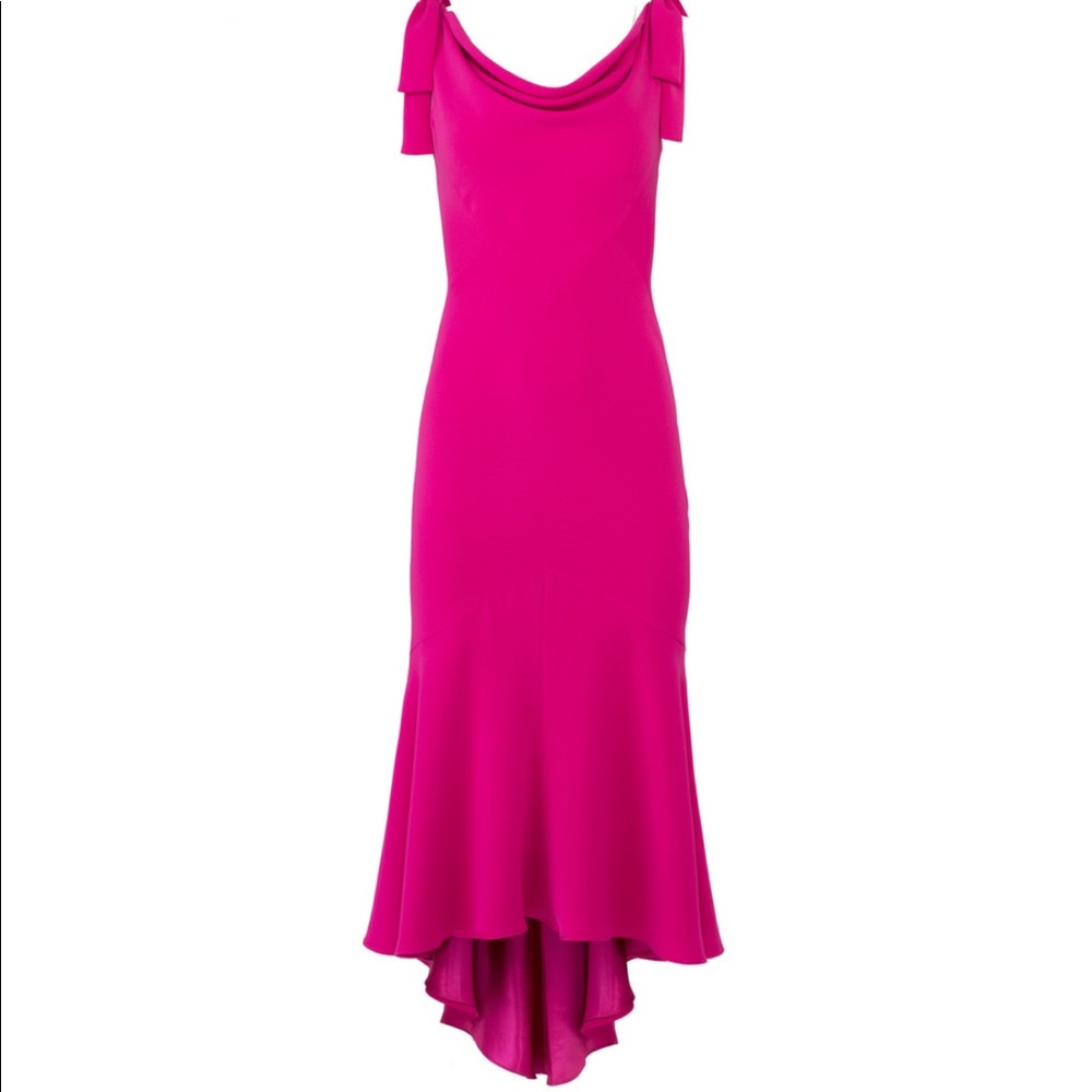 Carmen Marc Valvo Stunning pink cocktail dress,